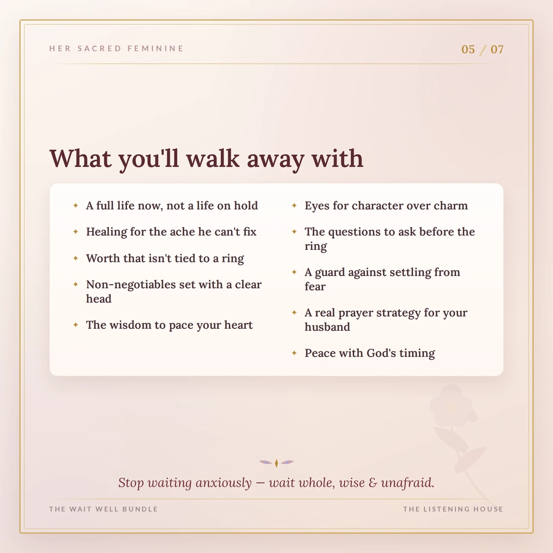 The Wait Well Bundle