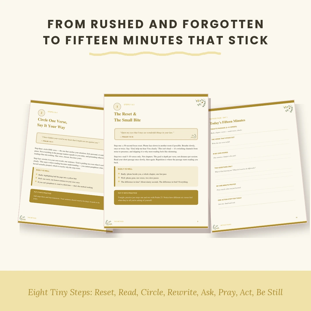 The 15-Minute Bible Method
