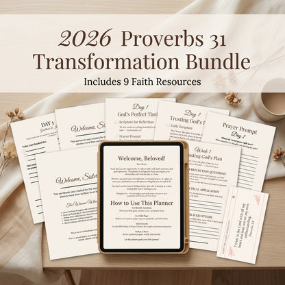 2026 Proverbs 31 Transformation Bundle